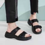 2025 fashion casual versatile slippers Velcro thick-soled women's sandals - Image 3