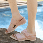 New 2025 summer women's sandals buckle leisure beach seaside comfortable cross-border wedge sandals - Image 6