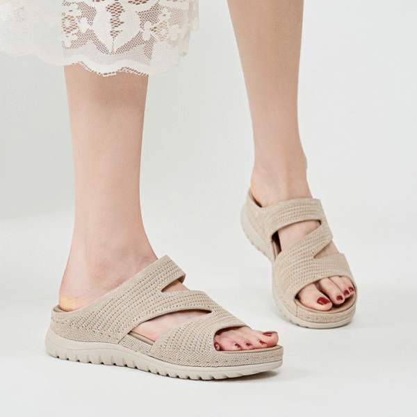 Sports casual sandals new 2025 Velcro hollow thick bottom women's sandals