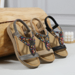 New 2025 Woman Sandals Bohemian Rhinestone & Comfortable - Image 6