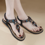 New 2025 Cross-border Foreign Trade Flip-flop Rhinestone Sandals for Women - Image 3