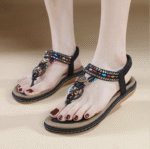New 2025 Cross-border Foreign Trade Flip-flop Rhinestone Sandals for Women