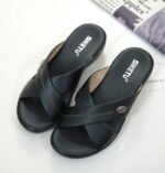 2025 Southeast Asian sandals for women vacation home pregnant women comfortable large size lightweight stretch mother shoes - Image 5