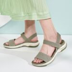 New 2025 foreign trade flying woven sports sandals comfortable wear-resistant flat - Image 4