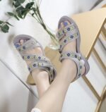 New 2025 Foreign Trade Sports Sandals Printed Velcro Large Size Women's Shoes Dropshipping - Image 3