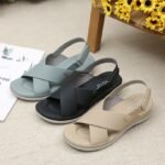 Summer 2025 Sweet Sandals Women Fashion Atmosphere Foreign Trade Large Size Thick-soled Beach Sandals Wholesale - Image 2