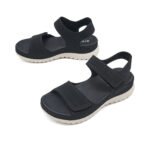 Amazon European and American sports casual sandals new 2025 Velcro hollow beach thick bottom women's sandals - Image 7