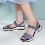 New 2025 foreign trade flying woven sports sandals comfortable wear-resistant flat - Image 5