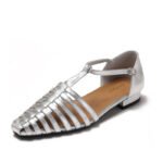 European and American French retro Roman sandals for women summer outdoor wear flat - Image 9