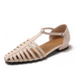 European and American French retro Roman sandals for women summer outdoor wear flat - Image 8