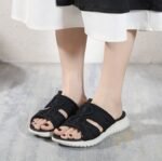 European and American new 2025 sports MD casual women's sandals solid color comfortable large size sandals wholesale - Image 5