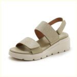 Summer 2025 Amazon New Diamond Velcro Women’s Sandals Wedge Heel Casual Lightweight - Image 6