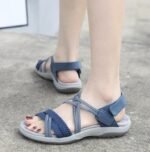 New 2025 Foreign Trade Sports Sandals with Elastic Band and Velcro Large Size Women's Shoes Dropshipping - Image 2