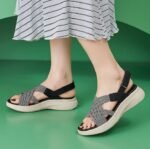 Amazon 2025 summer new large sole casual lightweight elastic thick-soled sandals - Image 4