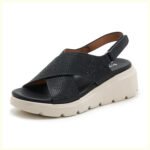 2025 thick-soled sandals, lightweight, non-slip, comfortable, casual sports Velcro women’s shoes - Image 4