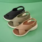 New Thick-soled Sandals Lightweight Non-slip Comfortable Casual Sports Velcro Women’s Shoes