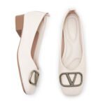 New 2025 Amazon Metal Buckle Simple Comfortable Non-tiring Heel Shoes - Image 4