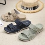 Summer 2025 Sweet Sandals Women's Casual Fashion Foreign Trade Large Size Thick-soled Shoes Beach Sandals - Image 2