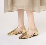 European and American French retro Roman sandals for women summer outdoor wear flat