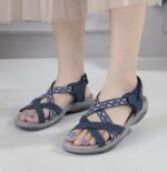 Foreign trade women's shoes sports style sandals comfortable wear-resistant flat shoes