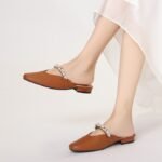 French rhinestone half-slippers for women - Image 5