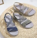 New 2025 Foreign Trade Sports Sandals with Elastic Band and Velcro Large Size Women's Shoes Dropshipping - Image 6