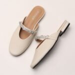 French rhinestone half-slippers for women - Image 3