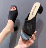 Women’s square head thick heel for outdoor wear 2025 - Image 5