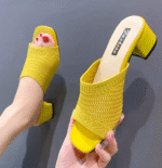 Women’s square head thick heel for outdoor wear 2025 - Image 3