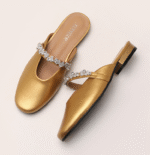 French rhinestone half-slippers for women - Image 2