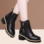 High-quality soft leather Martin boots 2025 - Image 4