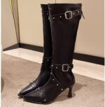 High-heeled boots for women 2025 - Image 3