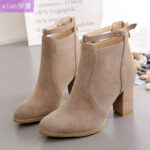 Martin boots high heel short boots LA5554 - Image 2