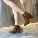 High heel short boots for women LA5531 - Image 3