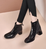 Glossy Fashion Boots for Women LA5691 - Image 2