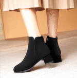 Matte Velvet Martin boots for women LA5685 - Image 2