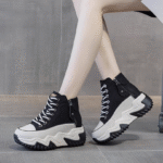 Casual high-top dad shoes for women LA3850 - Image 2