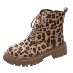 Leopard print Thick-soled Martin boots - Image 2